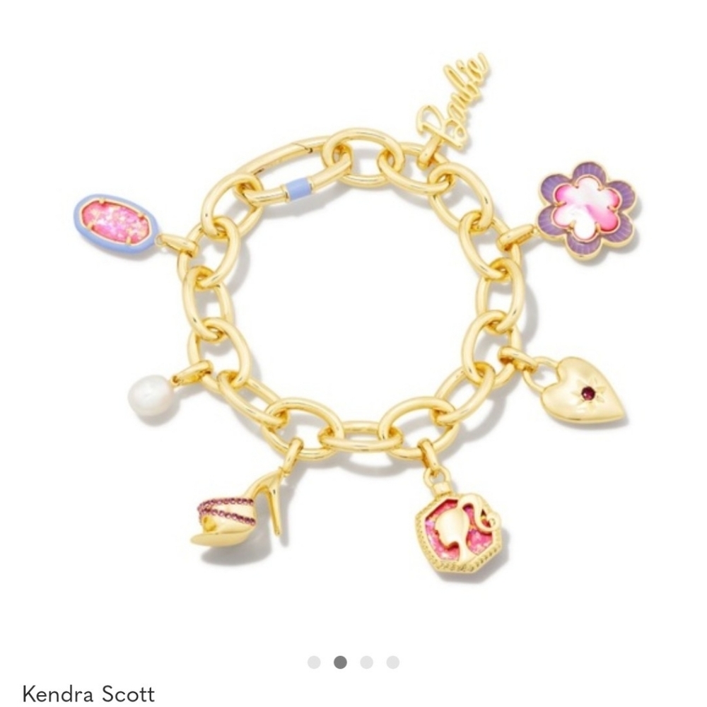 Barbie X Kendra Scott Collab - Gold Charm Bracelet